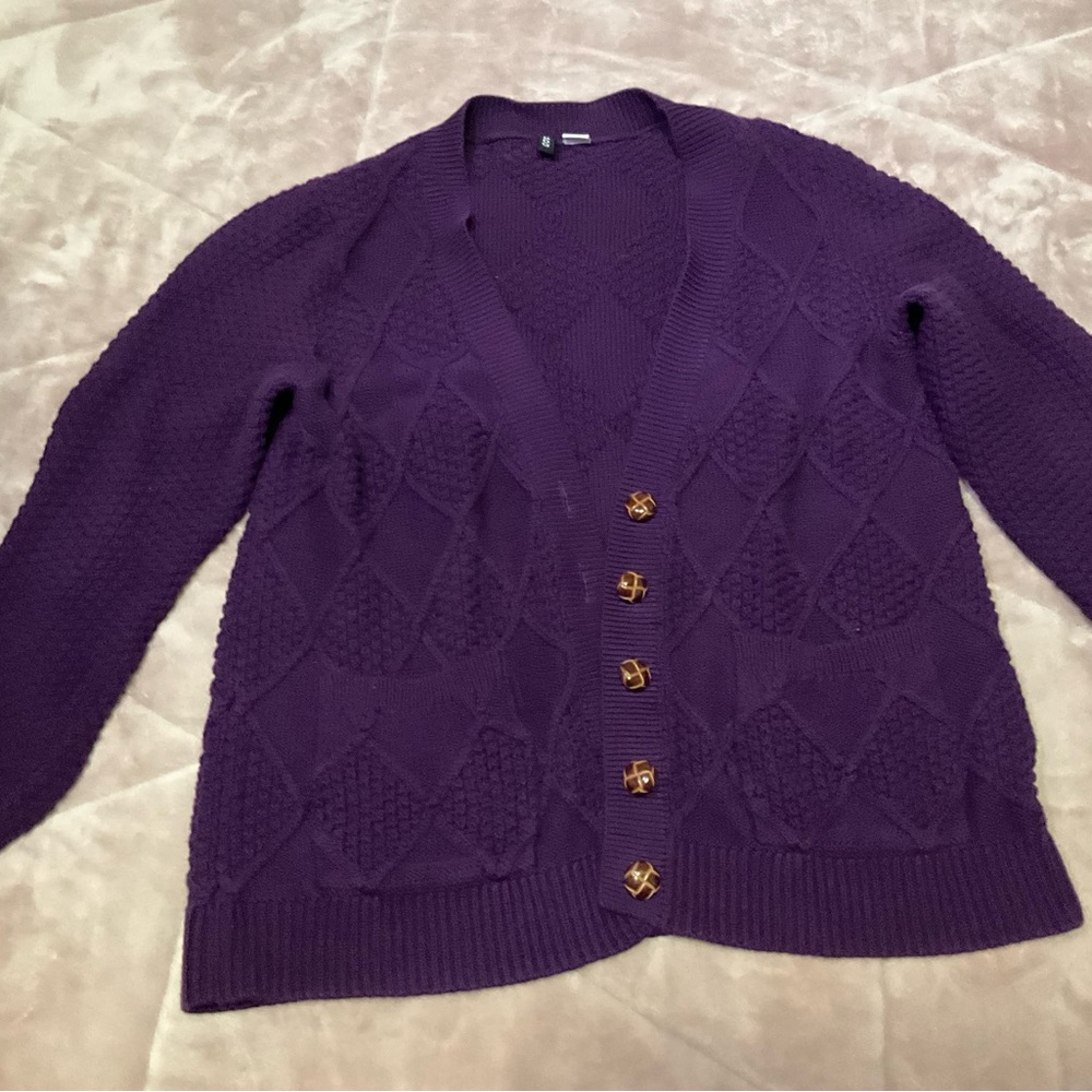 BDG Deep Purple Women's Cardigan
